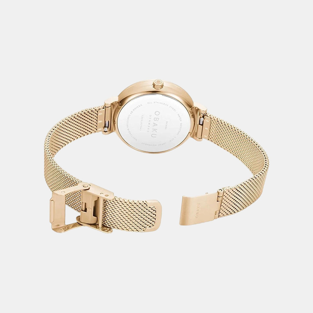 Obaku Women Round Black watch