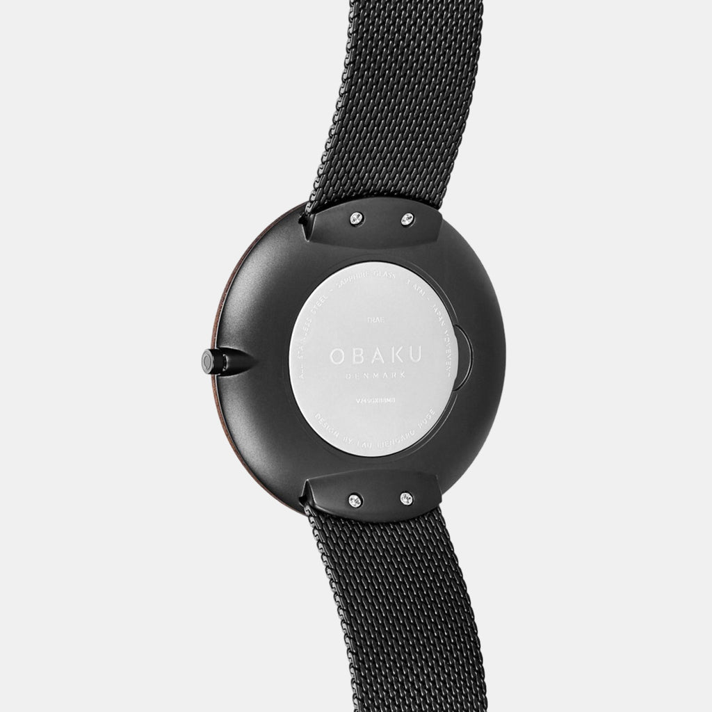 Obaku Stainless Steel Round watch
