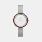 Obaku Round White Analog watch