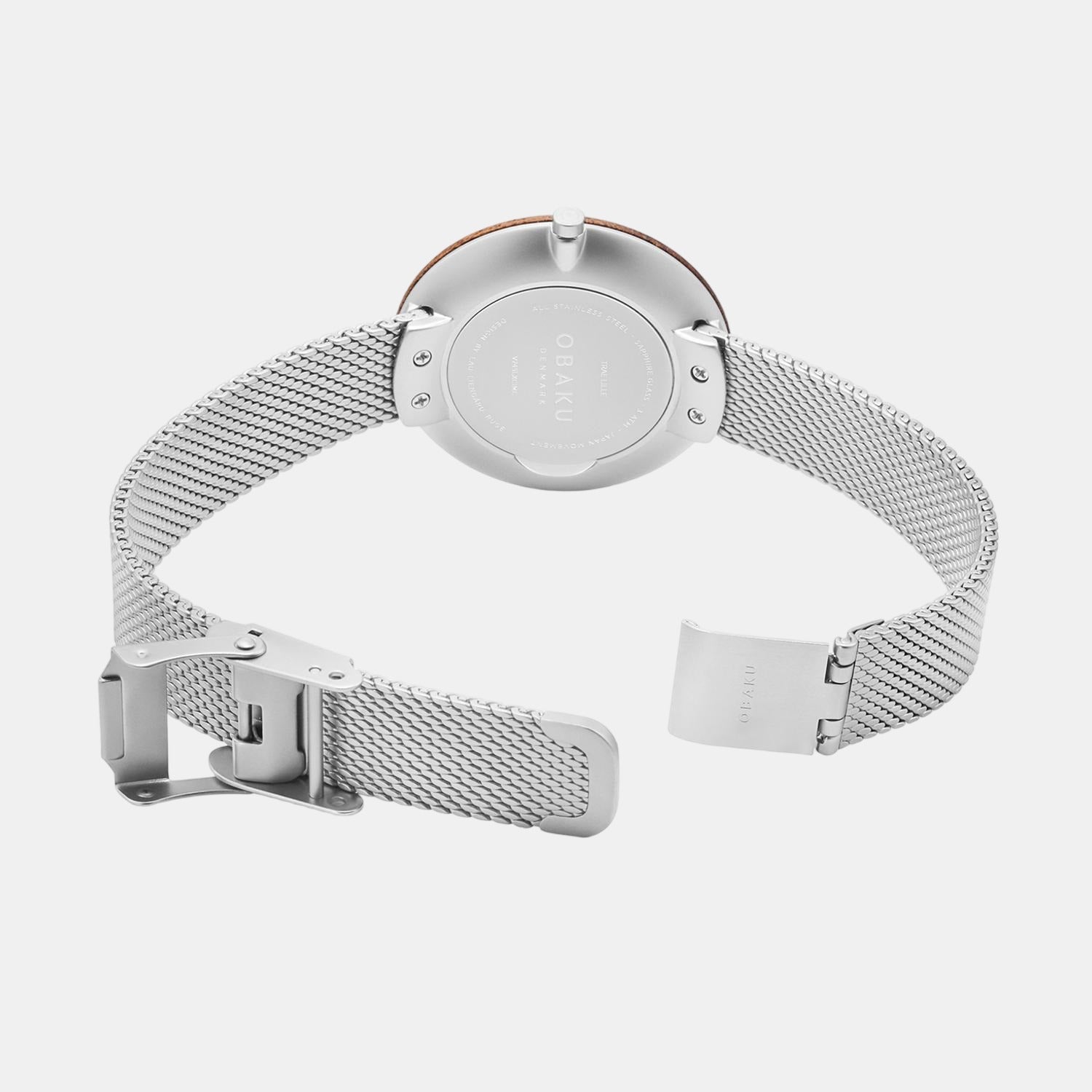 Obaku Women Round White watch