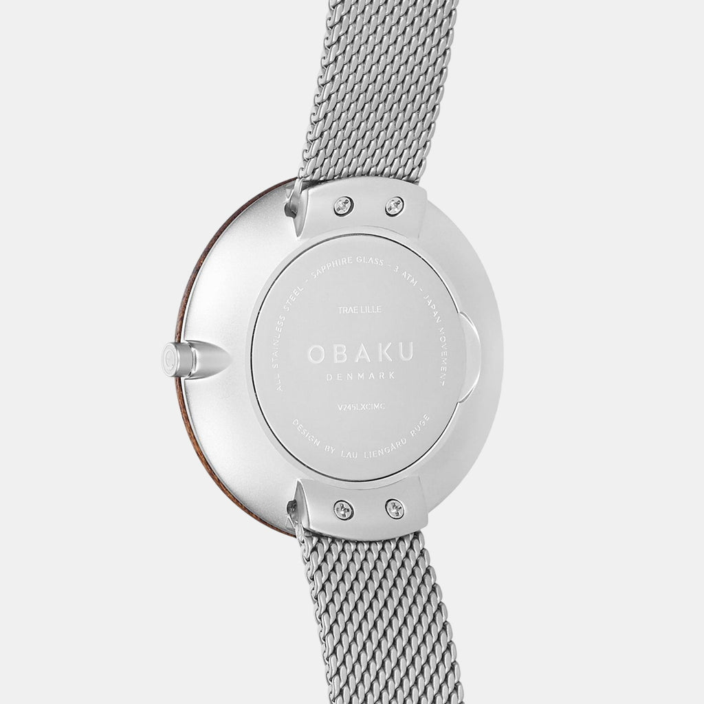 Obaku Stainless Steel Round watch