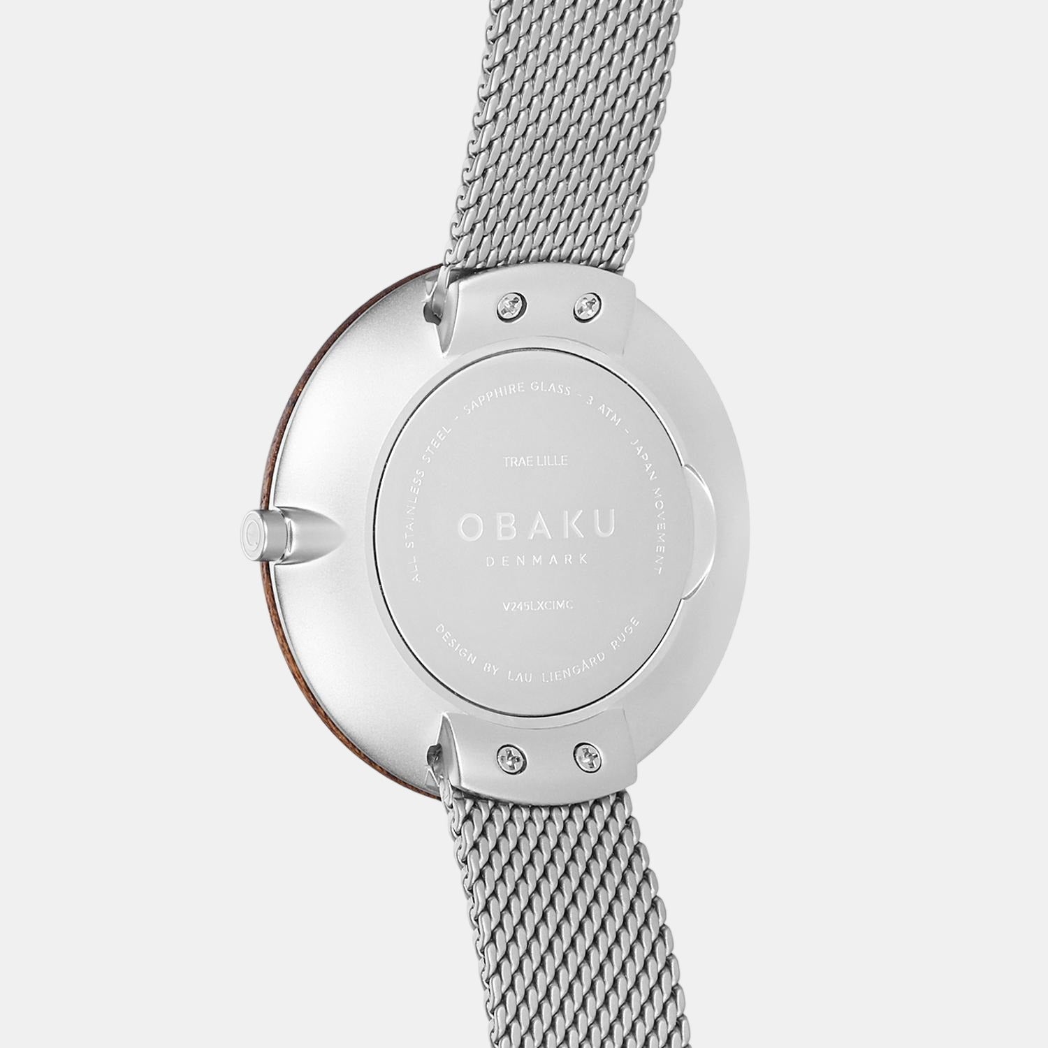 Obaku Stainless Steel Round watch