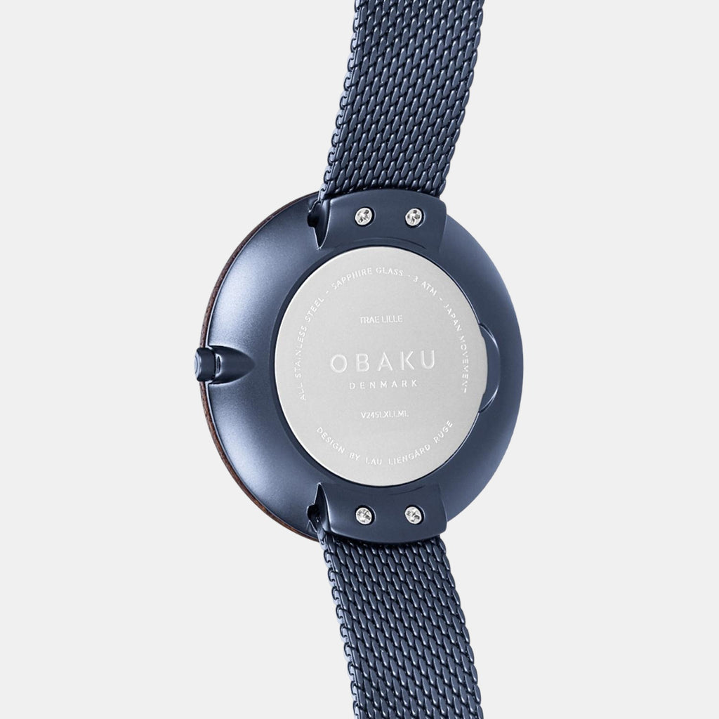 Obaku Stainless Steel Round watch