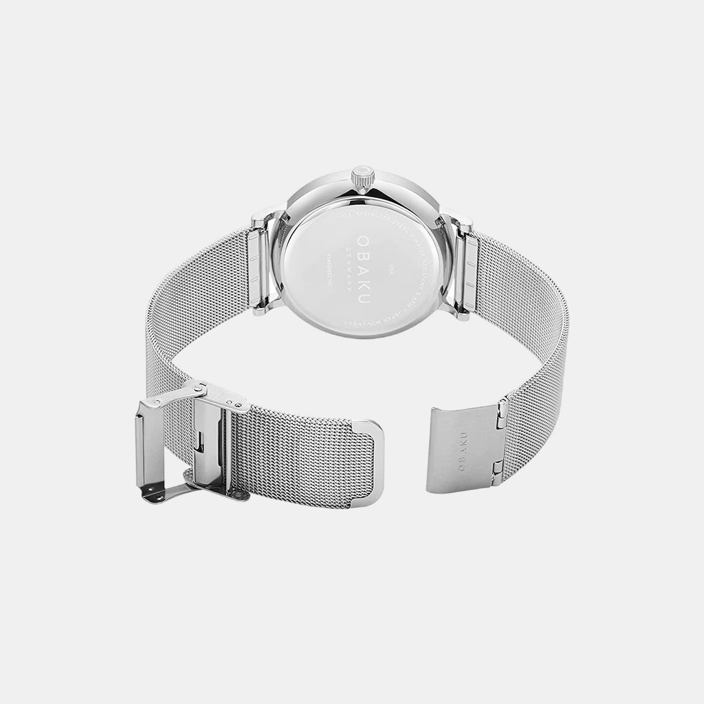 Obaku Stainless Steel Round watch