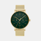 Obaku Round Green Analog watch