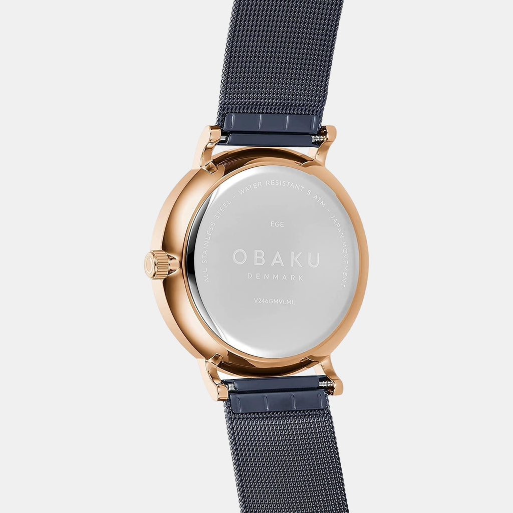 Obaku Stainless Steel Blue watch