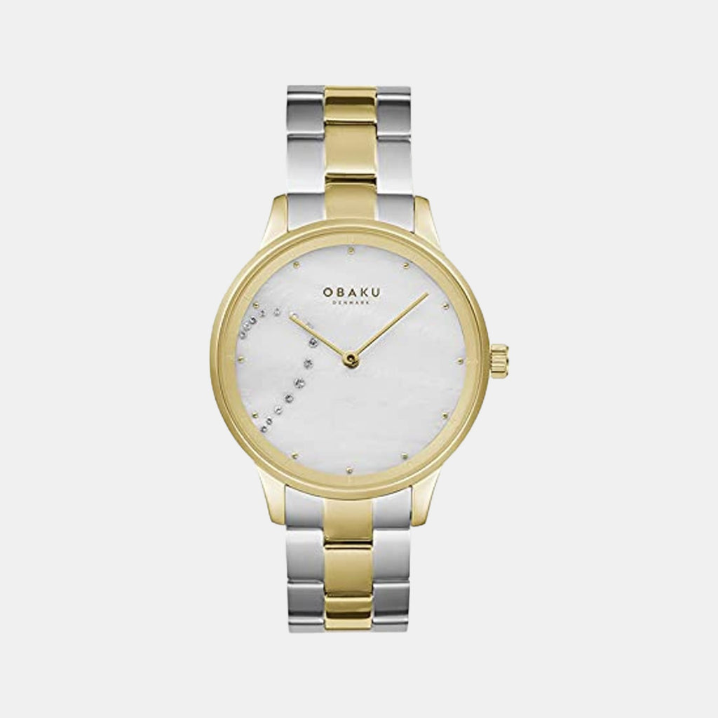 Obaku Round White Analog watch
