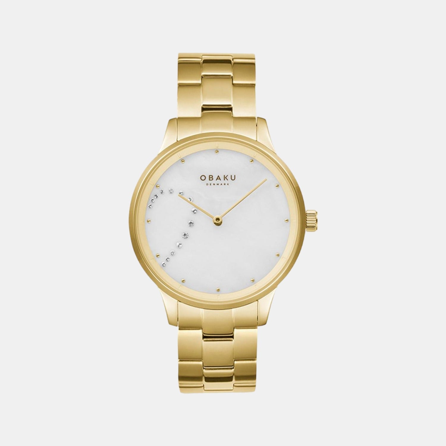 Obaku Round White Analog watch