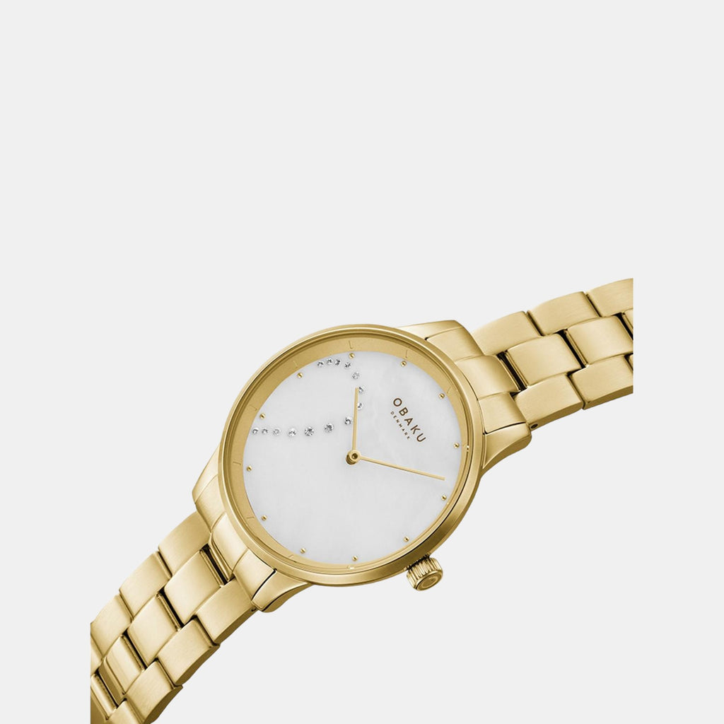 Obaku Stainless Steel Round watch