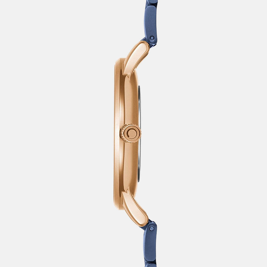 Obaku Men Round Blue watch