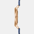 Obaku Men Round Blue watch