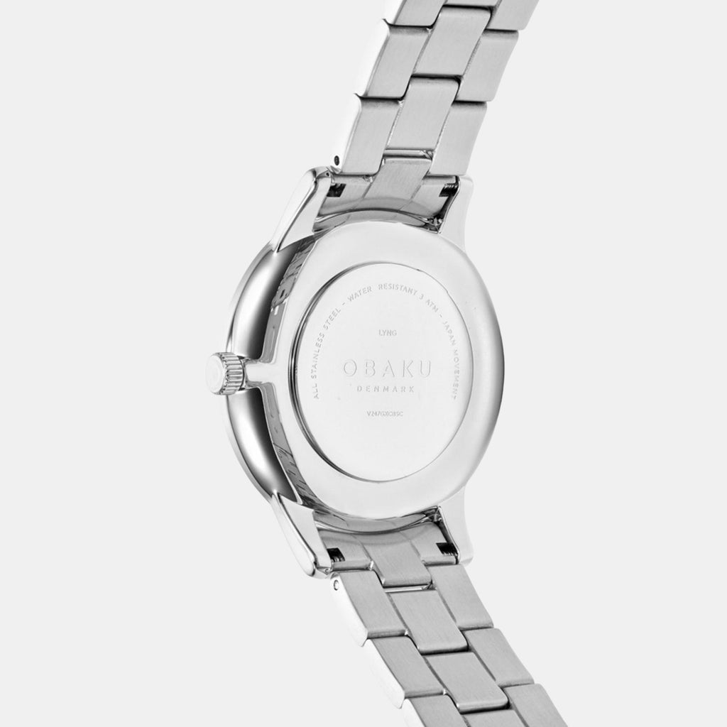 Obaku Stainless Steel Round watch