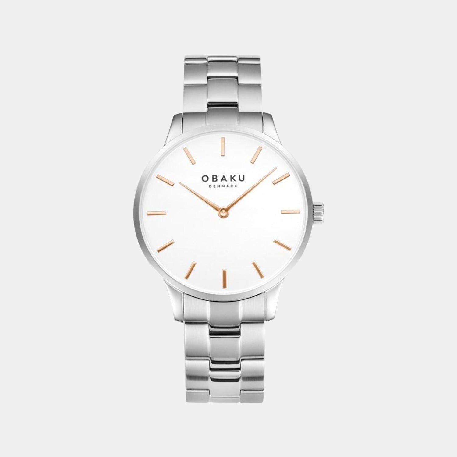 Obaku Round White Analog watch