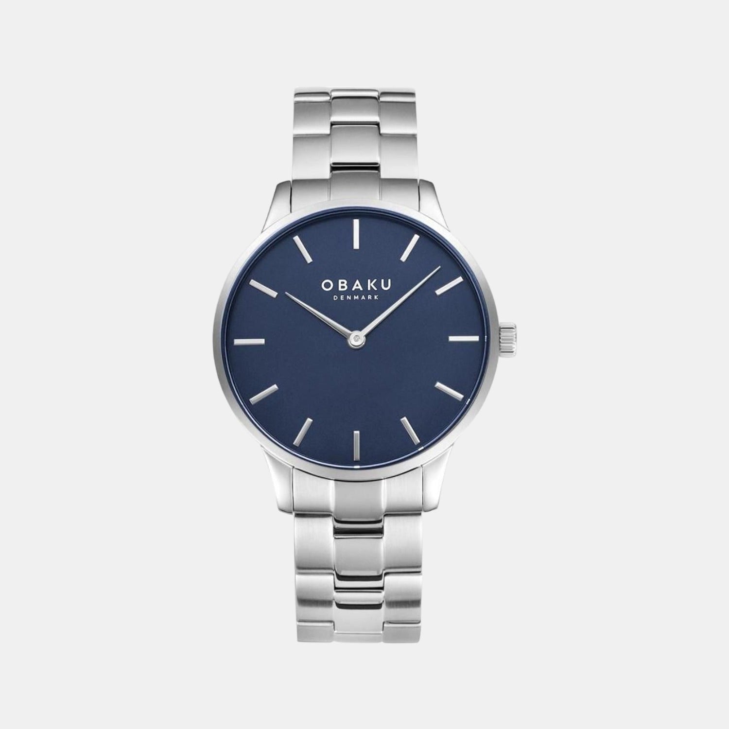 Obaku Round Blue Analog watch