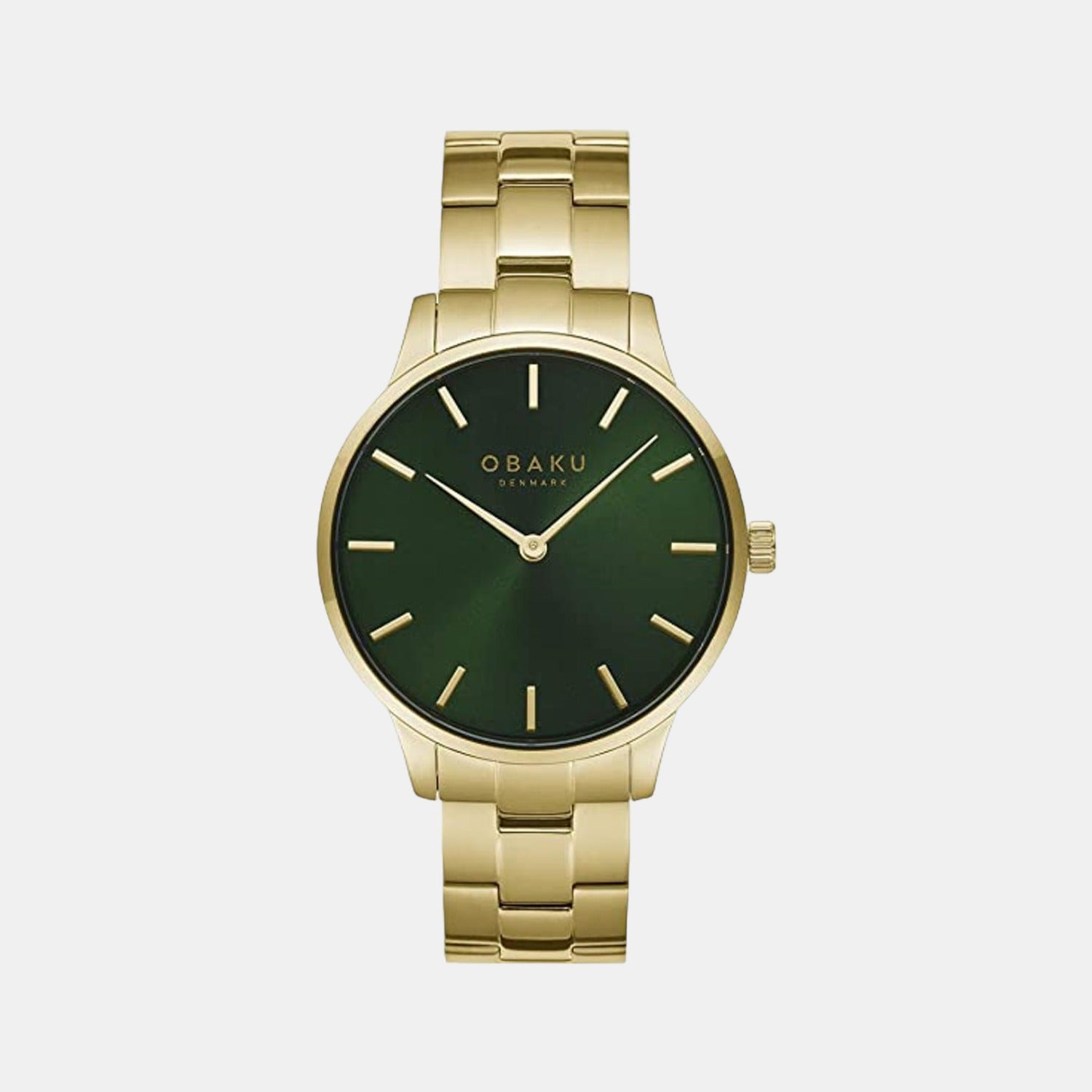 Obaku Round Green Analog watch