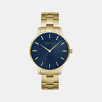 Obaku Round Blue Analog watch