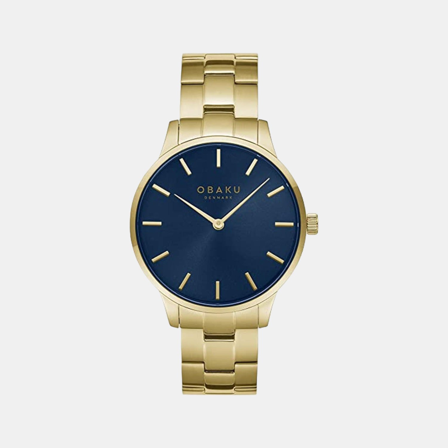 Obaku Round Blue Analog watch