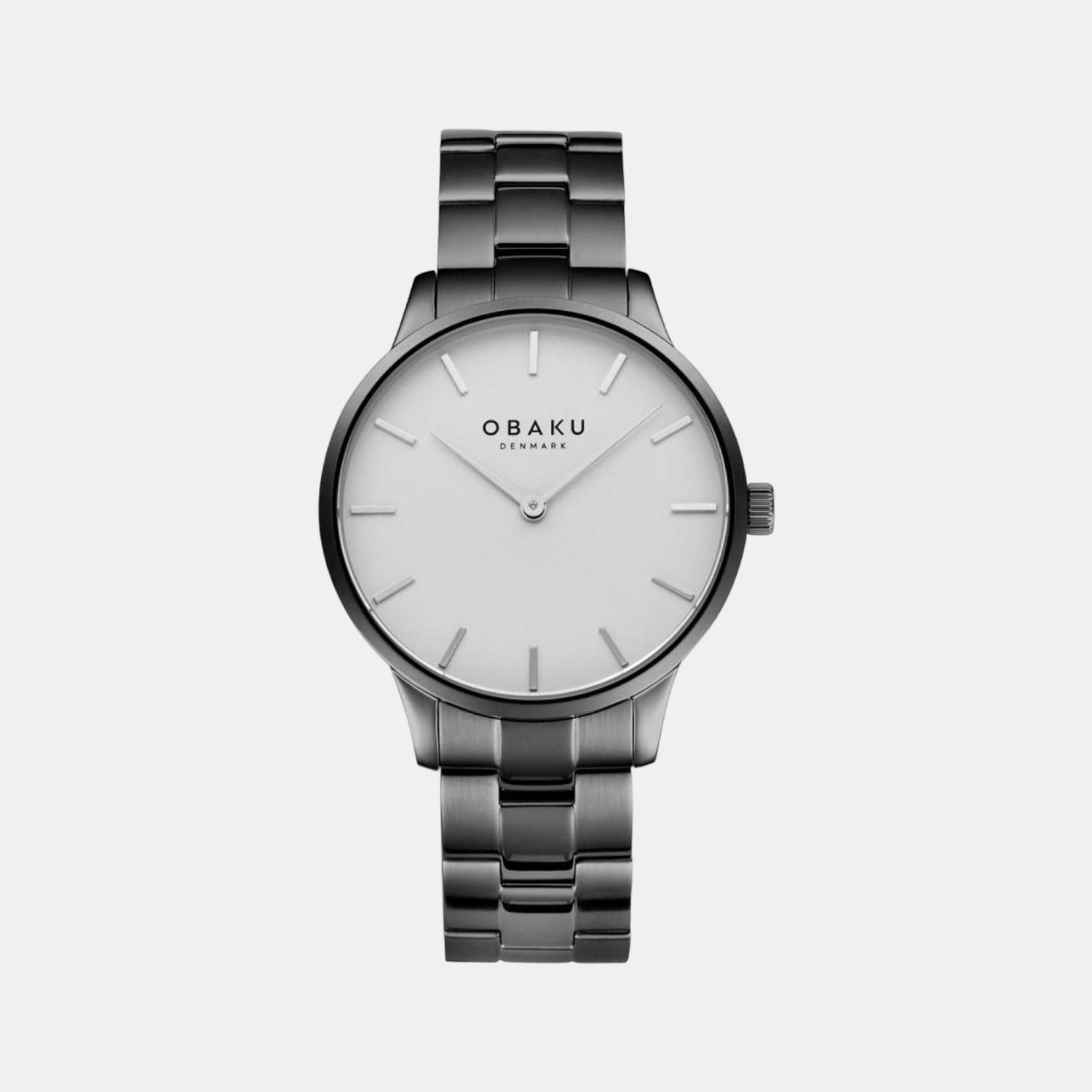 Obaku Round Silver Analog watch