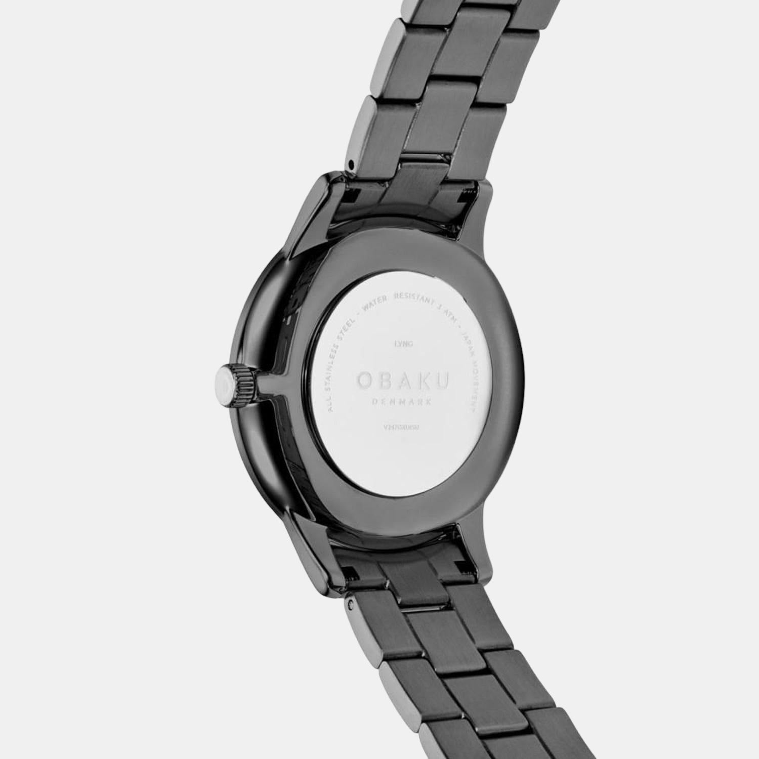 Obaku Stainless Steel Round watch
