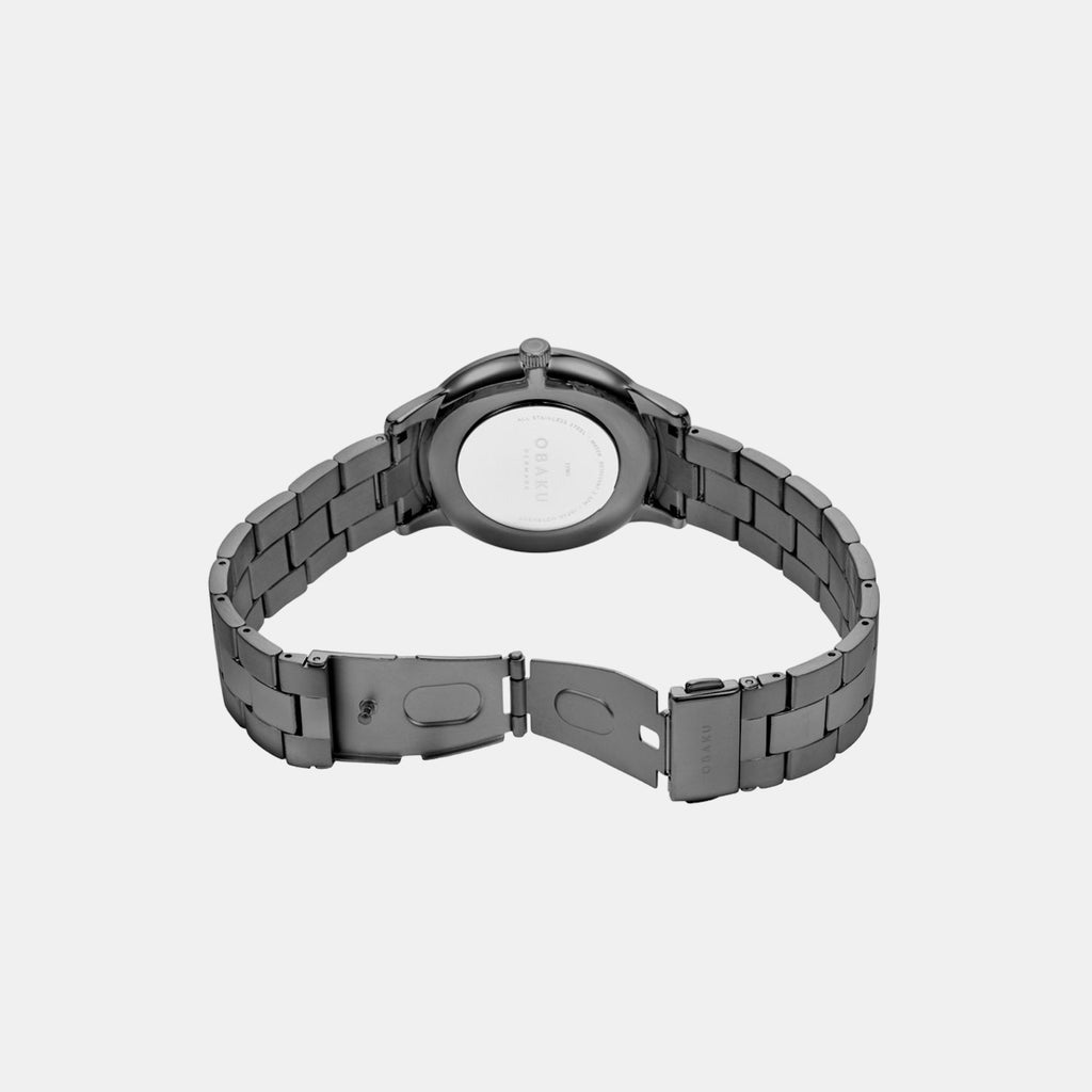 Obaku Stainless Steel Round watch