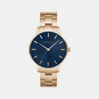 Obaku Round Blue Analog watch