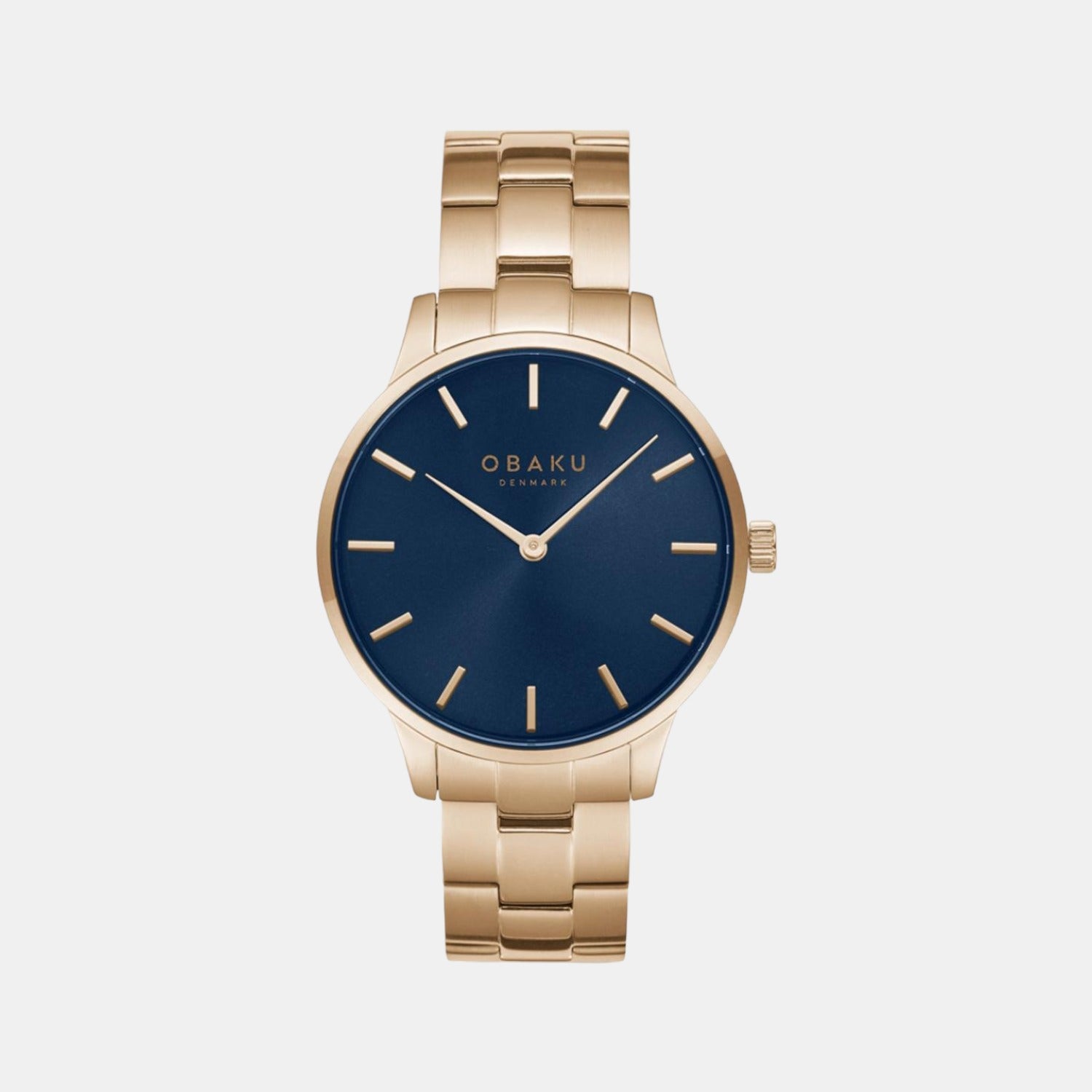 Obaku Round Blue Analog watch
