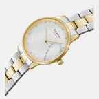 Obaku Women Round Mother Of Pearl watch