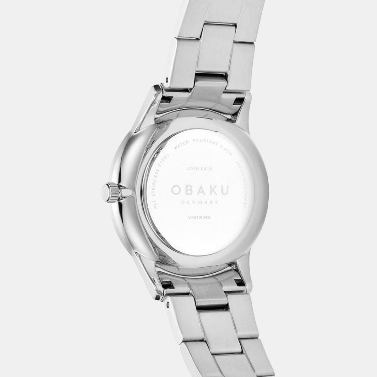Obaku Stainless Steel Round watch
