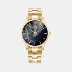 Obaku Round Black Analog watch