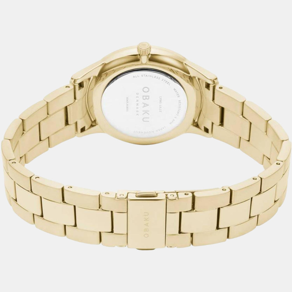 Obaku Women Round Black watch