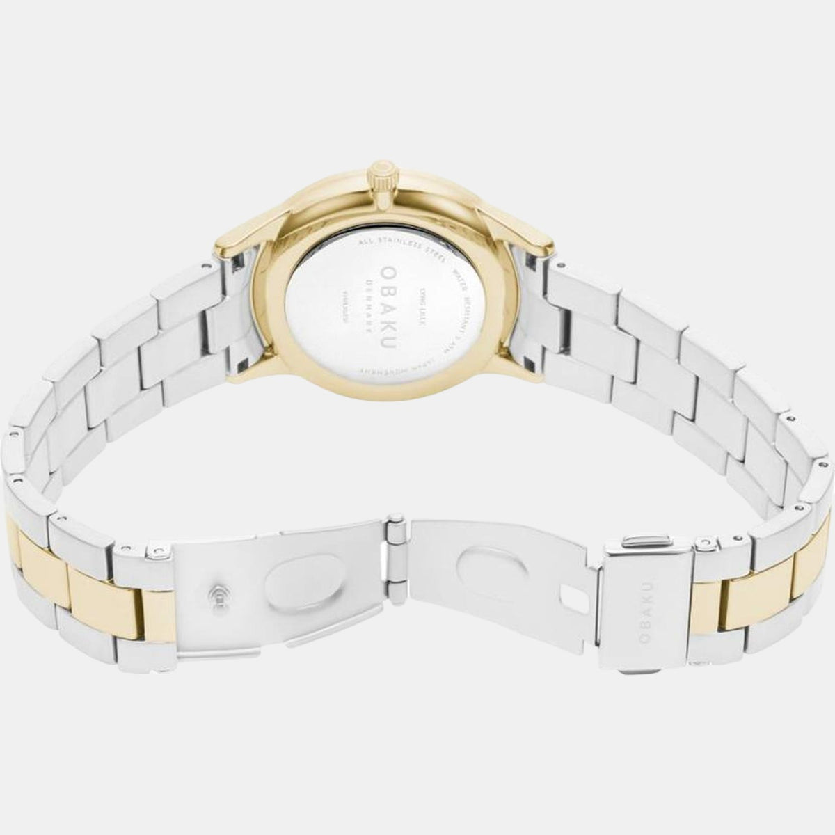 Obaku Women Round Two Tone watch