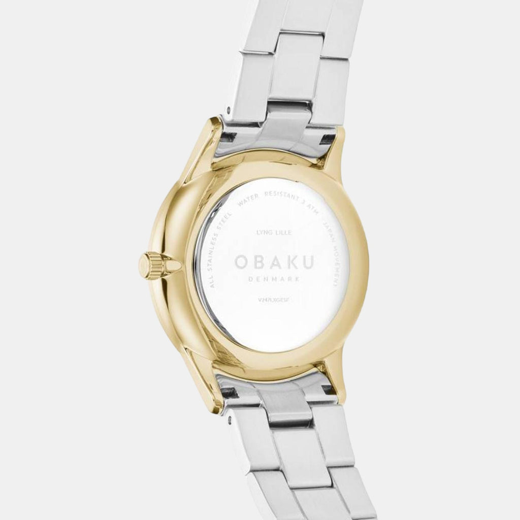 Obaku Stainless Steel Round watch
