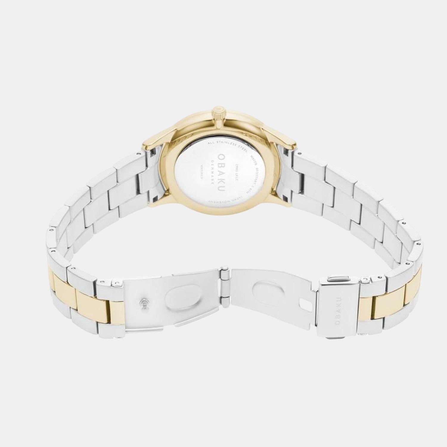 Obaku Men Round Two Tone watch