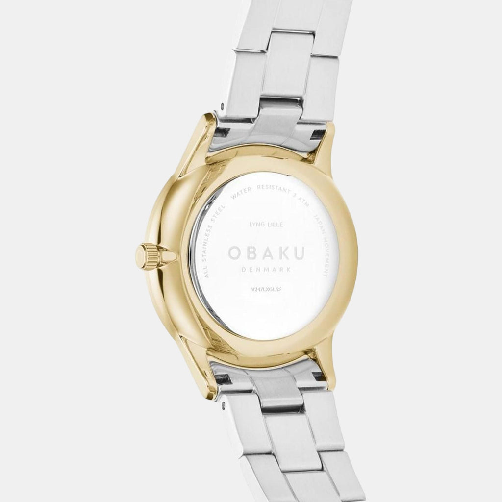 Obaku Stainless Steel Round watch