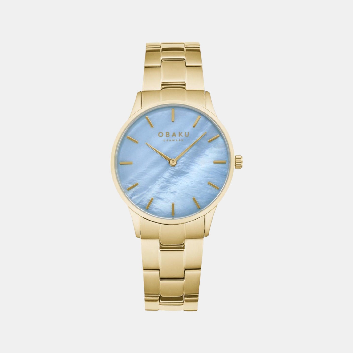 Obaku Round Blue Analog watch