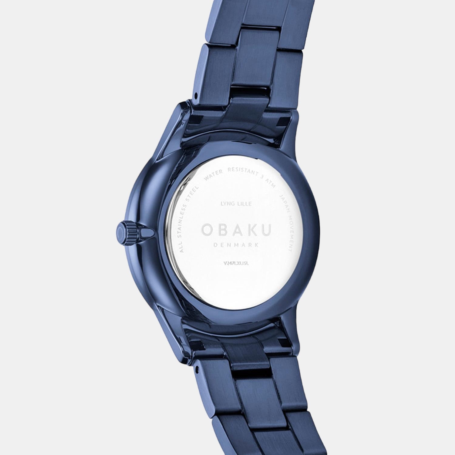 Obaku Stainless Steel Round watch