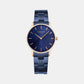 Female Blue Analog Stainless Steel Watch V247LXVLSL