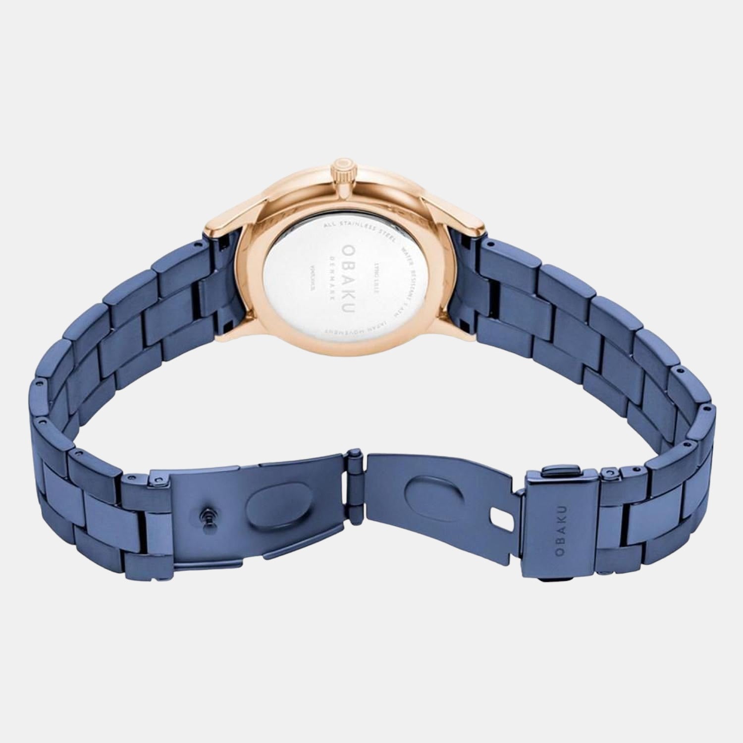 Obaku Women Round Blue watch