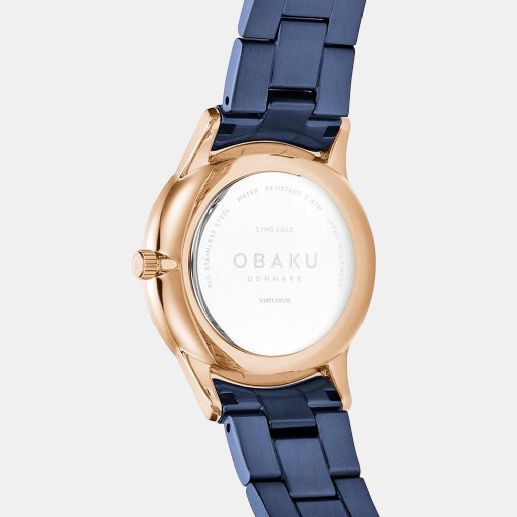 Obaku Stainless Steel Round watch