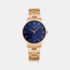 Obaku Round Blue Analog watch