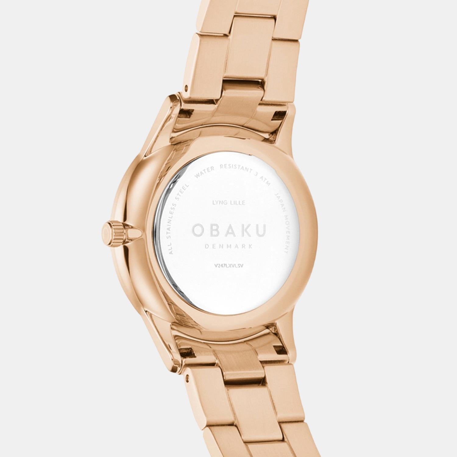 Obaku Stainless Steel Round watch