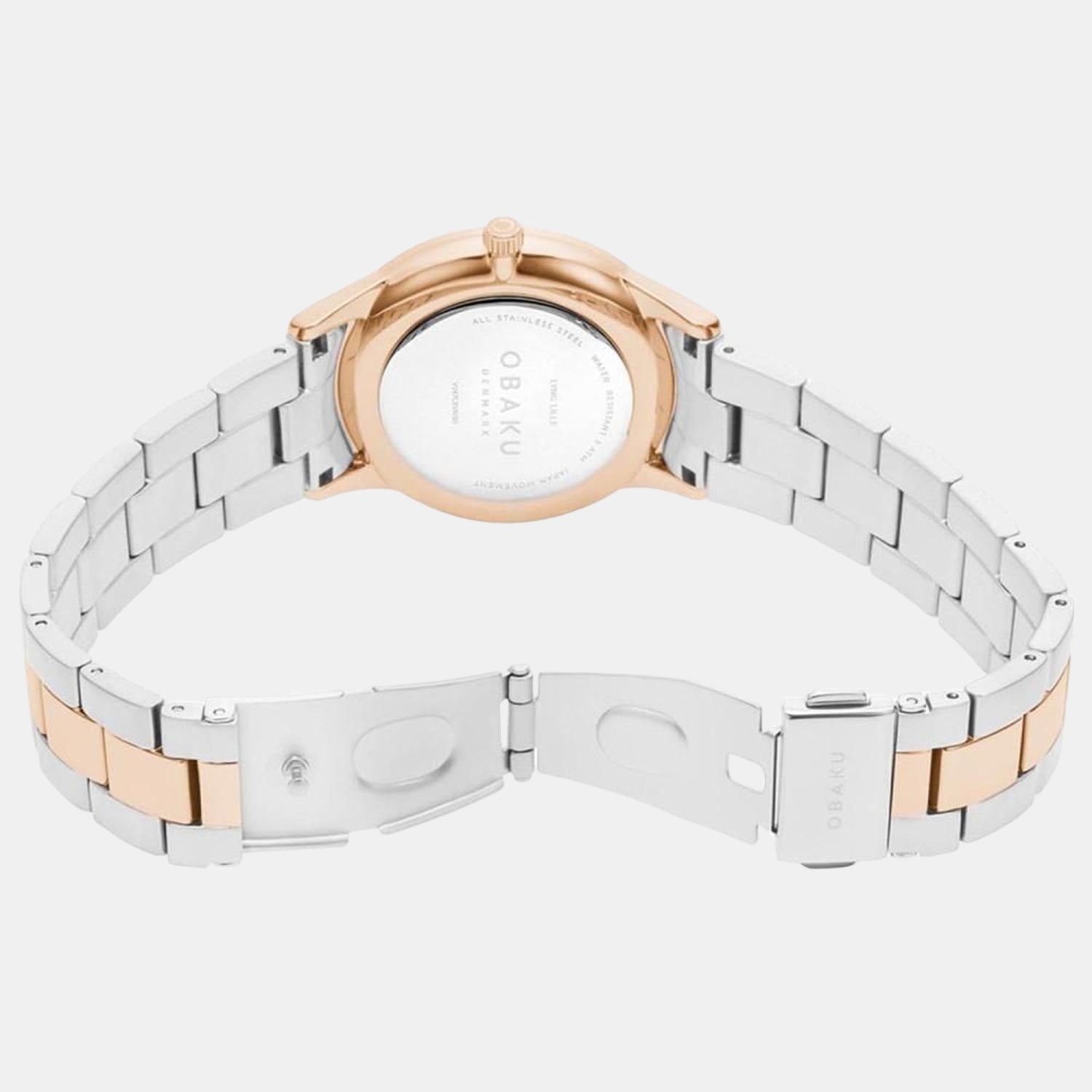 Obaku Women Round Brown watch