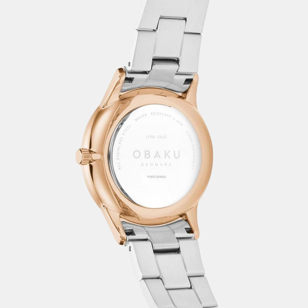 Obaku Stainless Steel Round watch
