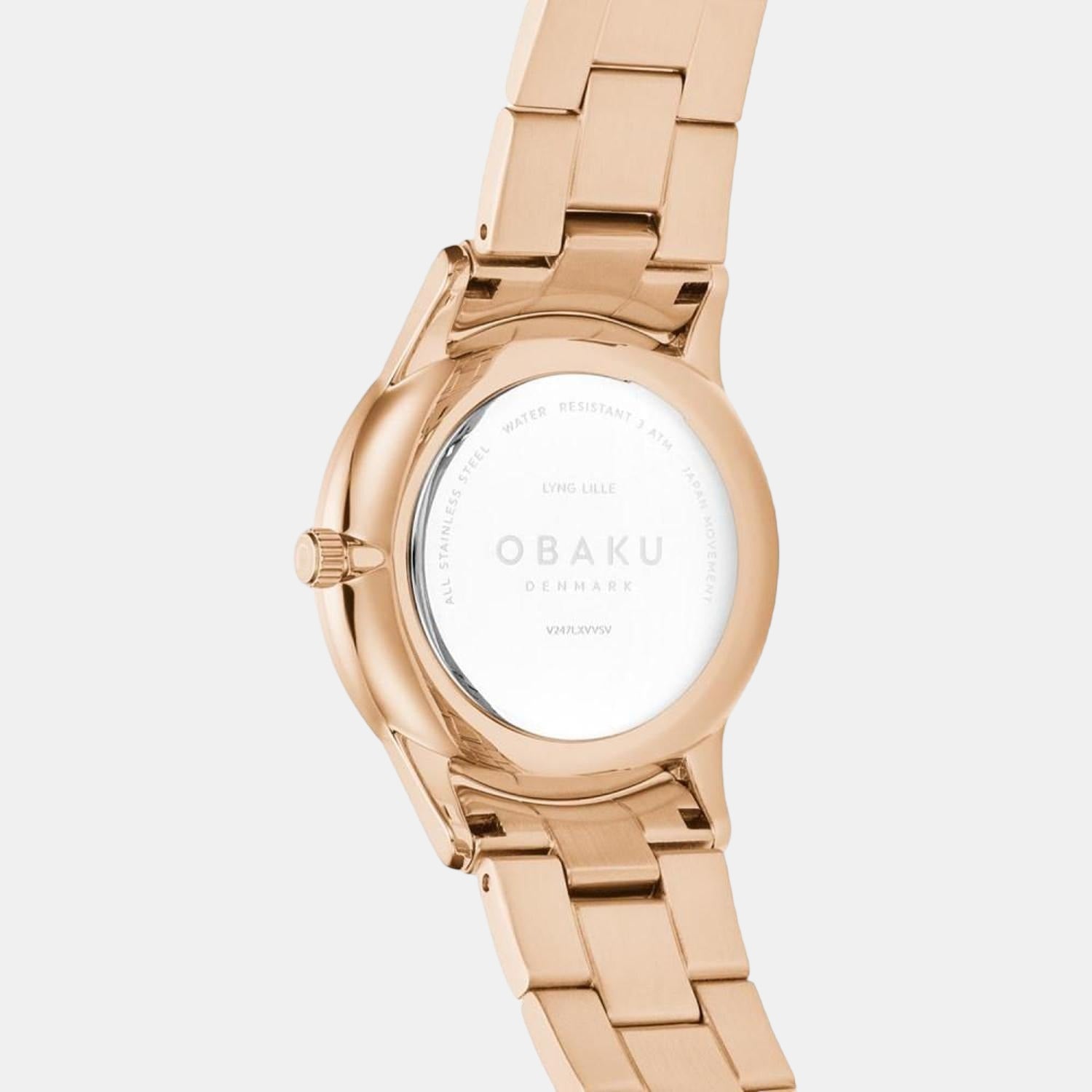 Obaku Stainless Steel Round watch