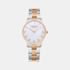 Obaku Round Two Tone Analog watch