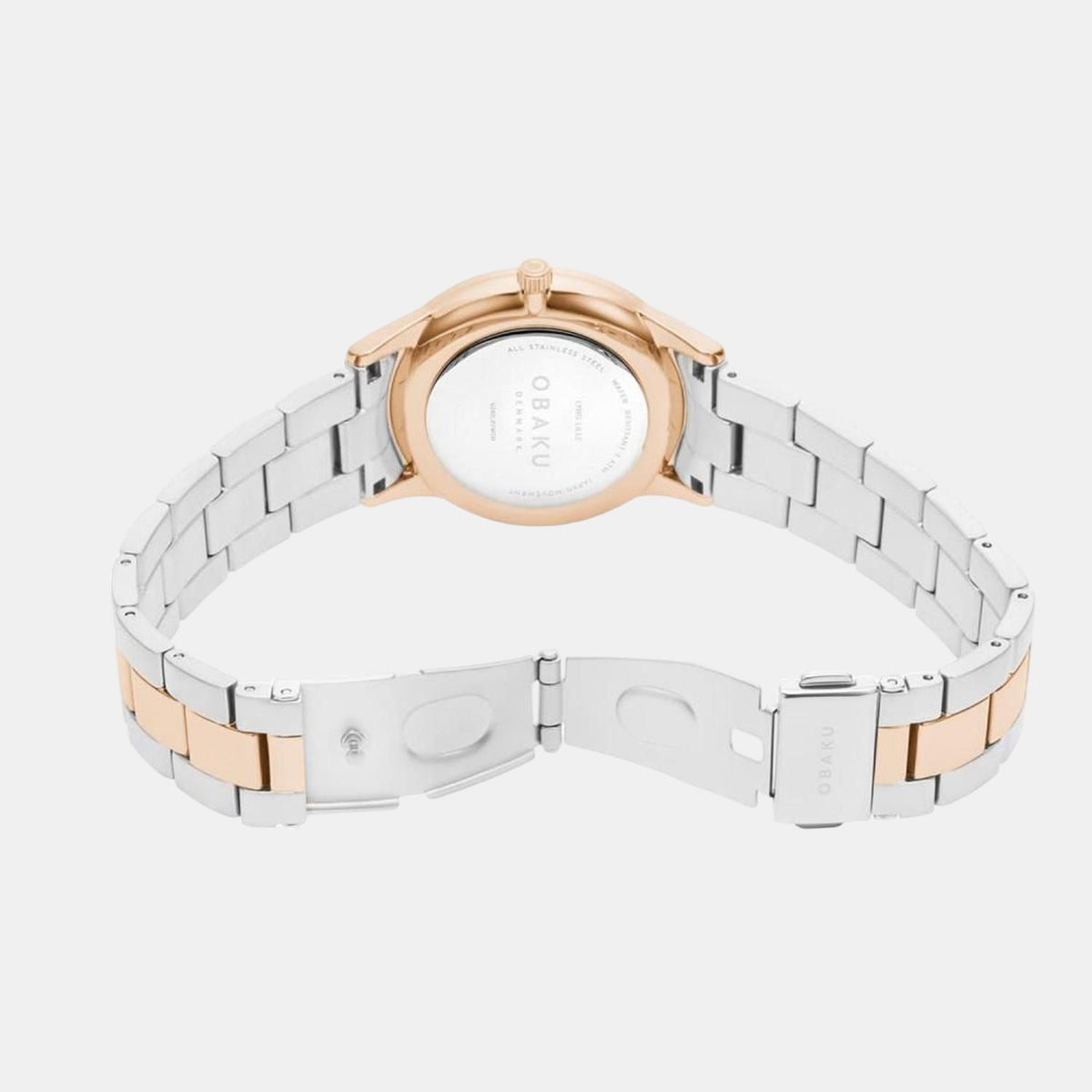 Obaku Women Round Two Tone watch
