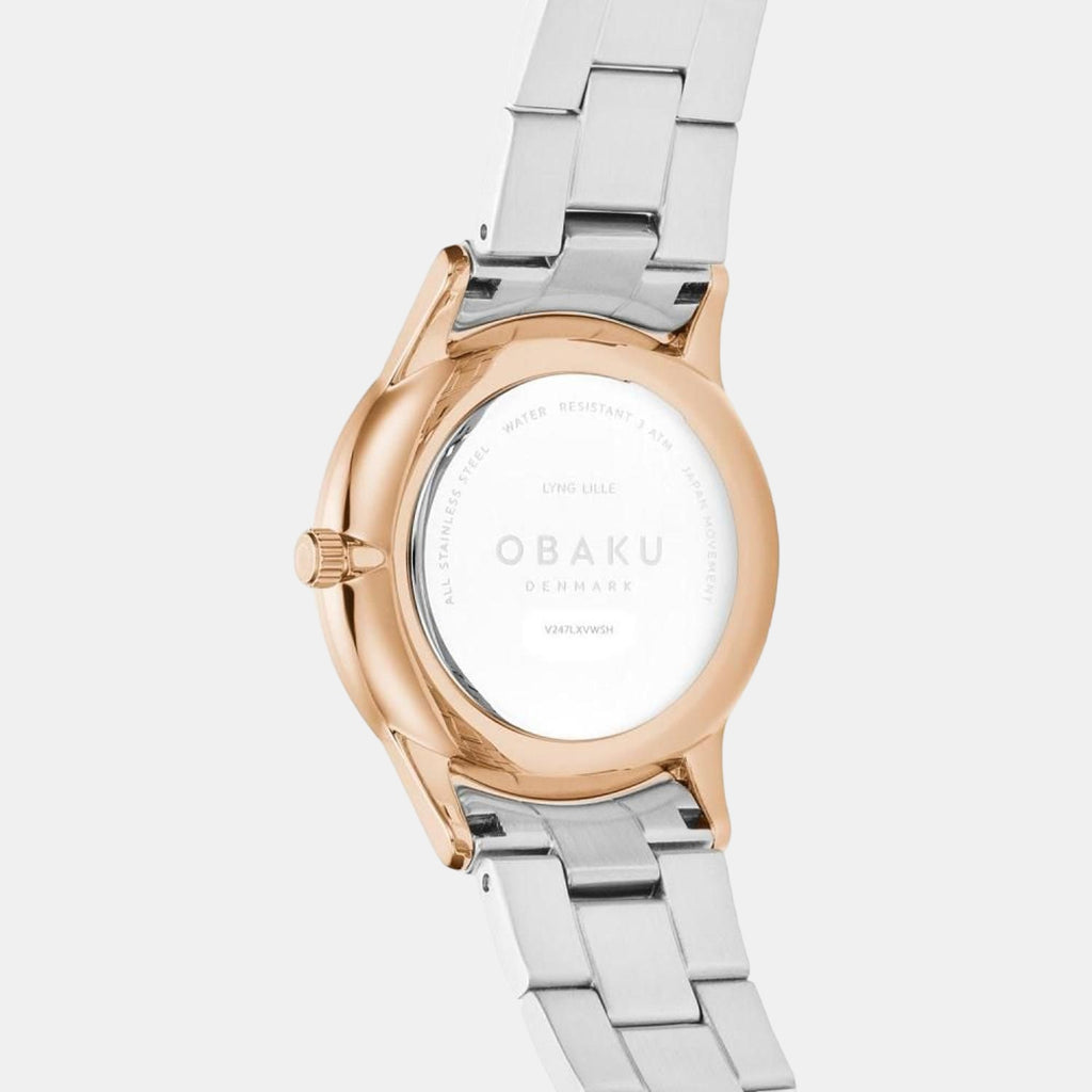 Obaku Stainless Steel Round watch