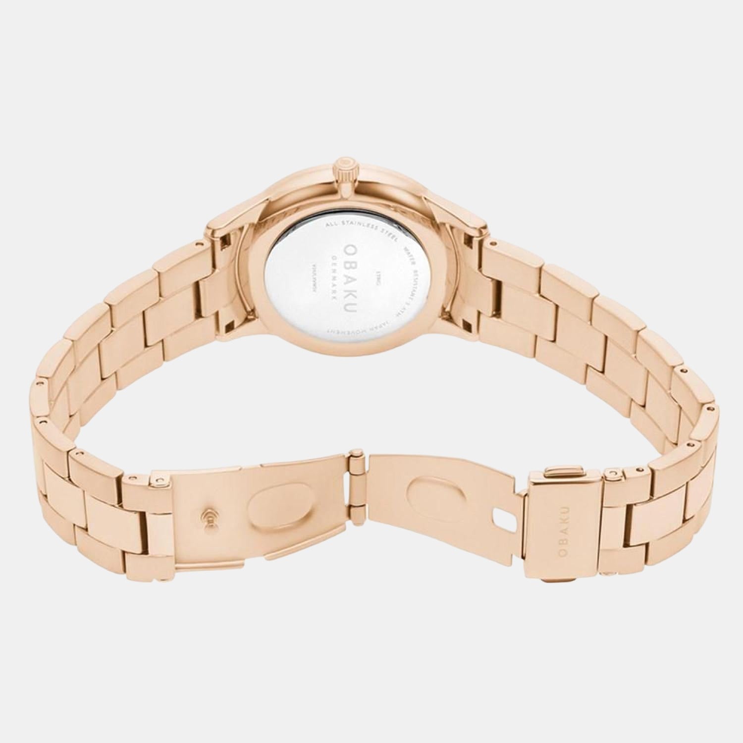 Obaku Women Round Two Tone watch