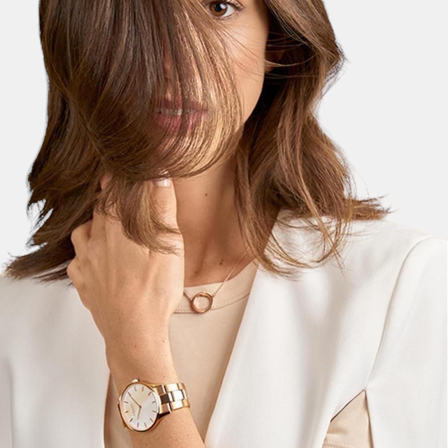 Obaku Stainless Steel Two Tone watch