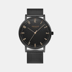 Obaku Round Black Analog watch
